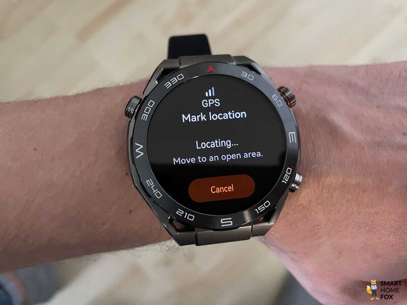 Man sieht den Expeditions-Modus der Huawei Watch Ultimate.